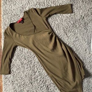 Olive green dress